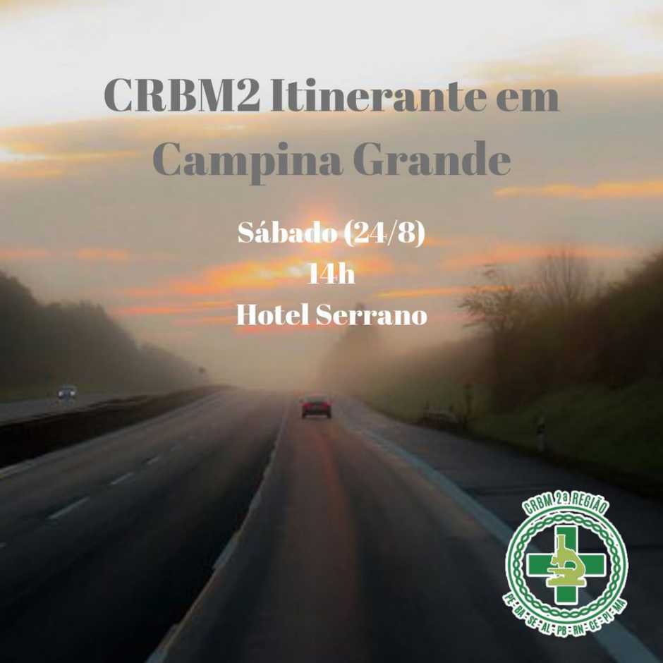 CRBM2 Itinerante chega a Campina Grande