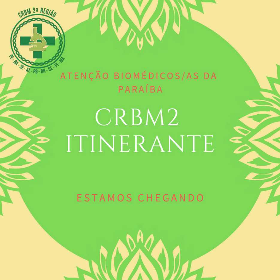 CRBM2 Itinerante – PB