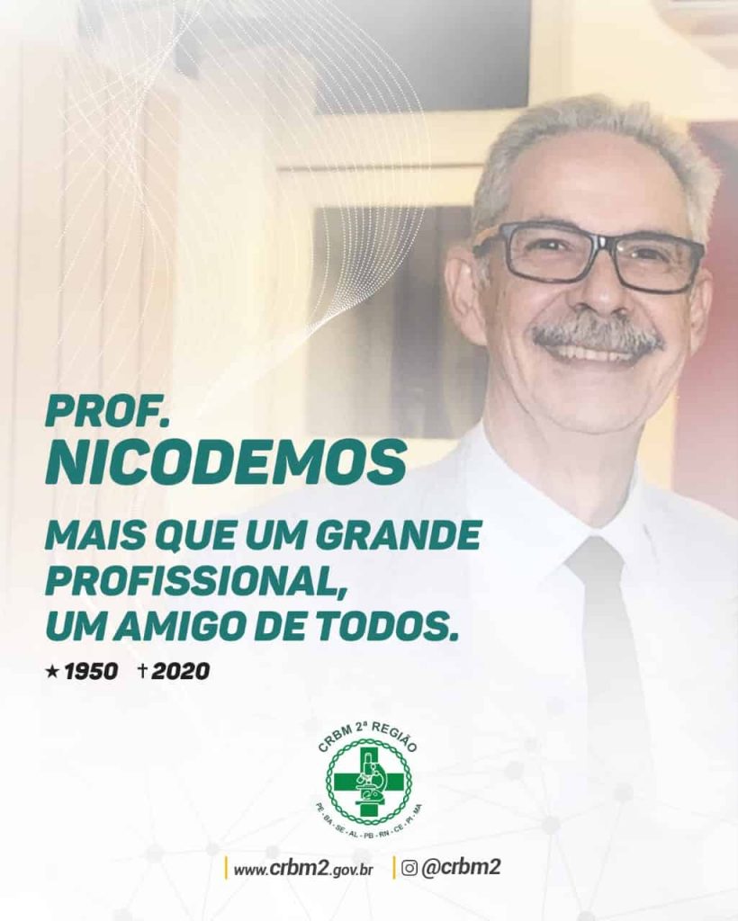 CRBM2 - Nota de falecimento do professor aposentado Nicodemos Teles de Pontes Filho