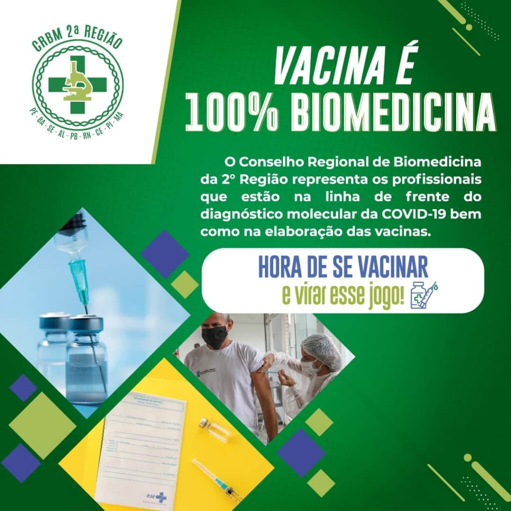 CRBM2 dá início à campanha “Vacina é 100% Biomedicina”