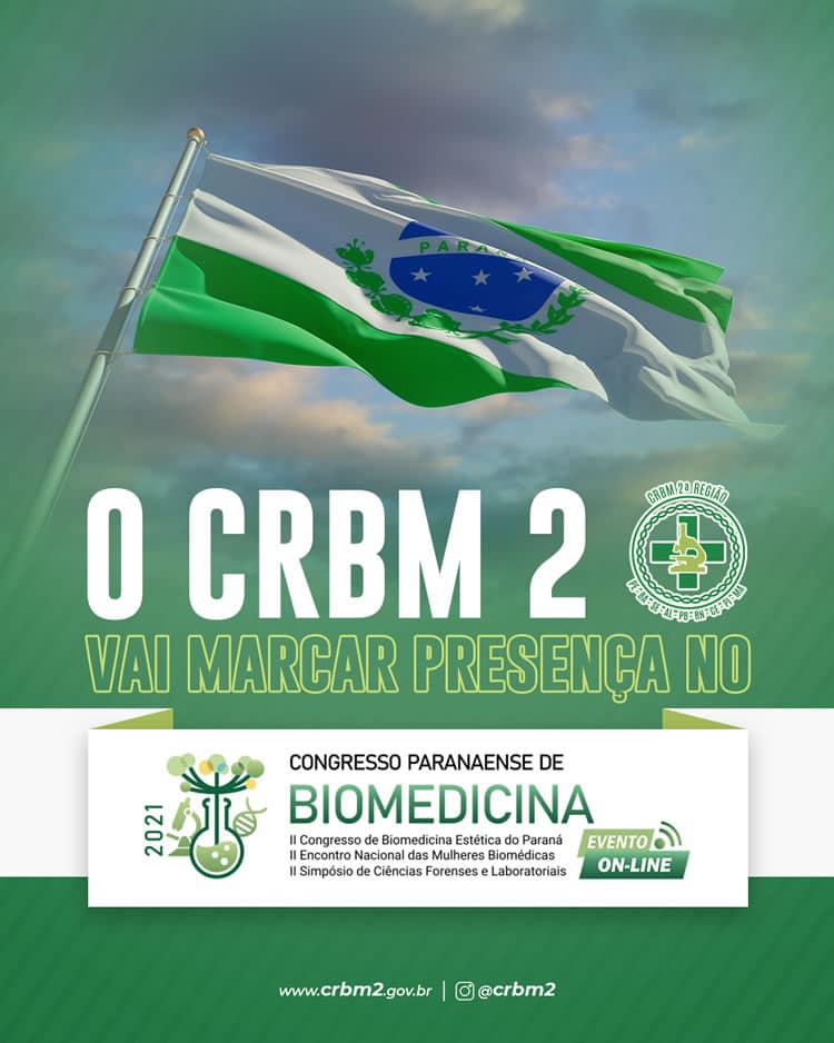 Diretoria do CRBM2 participa do Congresso Paranaense de Biomedicina, em abril