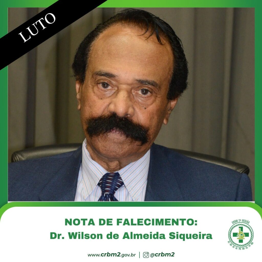 CRBM2 lamenta falecimento do biomédico Wilson de Almeida Siqueira