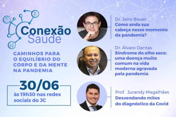 Live Conexão Saúde será realizada nesta quarta (30). CRBM2 apoia o evento