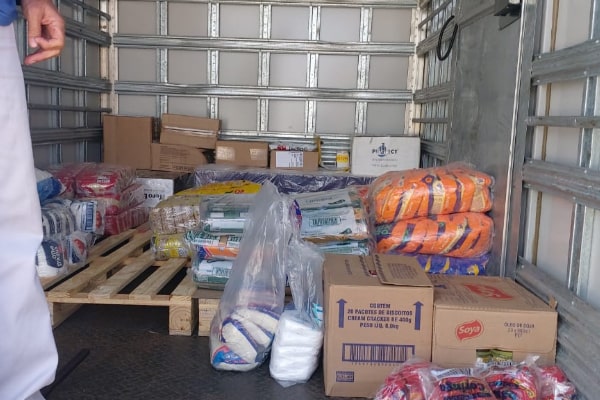 CRBM2 entrega donativos de campanha à instituição de caridade de PE