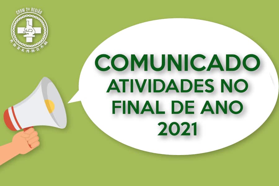 Sede e Seccionais do CRBM2 não funcionarão nos dias 30 e 31 de dezembro