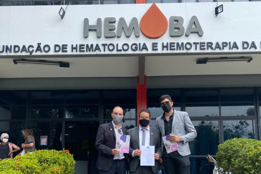 CRBM2 faz visita ao diretor da Fundação Hemoba, em Salvador