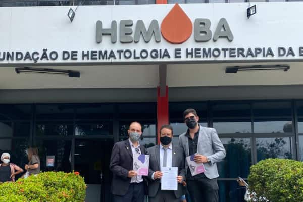 CRBM2 faz visita ao diretor da Fundação Hemoba, em Salvador