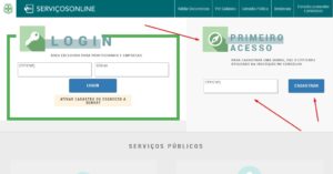 CRBM2- Acesso ao Serviço Online