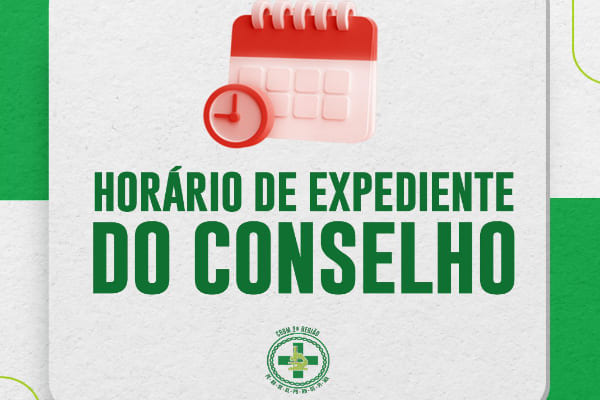 Horários de expediente do CRBM2 por ocasião do feriado de Corpus Christi