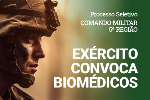 Exército convoca Biomédicos para Processo Seletivo