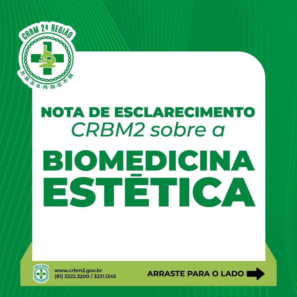 Nota de Esclarecimento CRBM2 sobre a Biomedicina Estética
