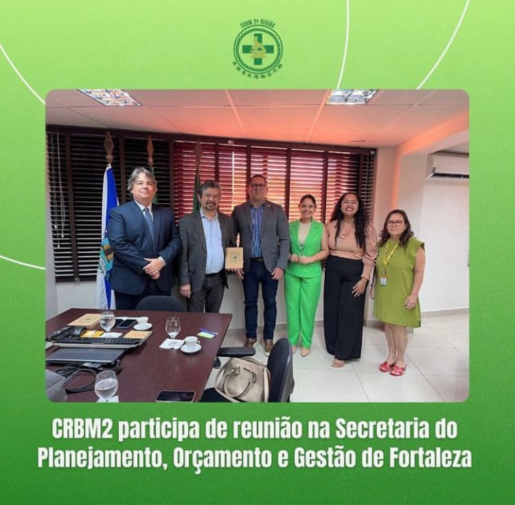 CRBM2 participa de reunião na Secretaria de Planejamento, Orçamento e Gestão de Fortaleza