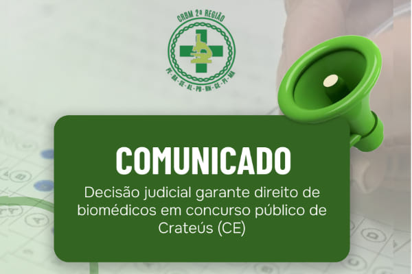 Decisão judicial garante direito de biomédicos em concurso público de Crateús (CE)
