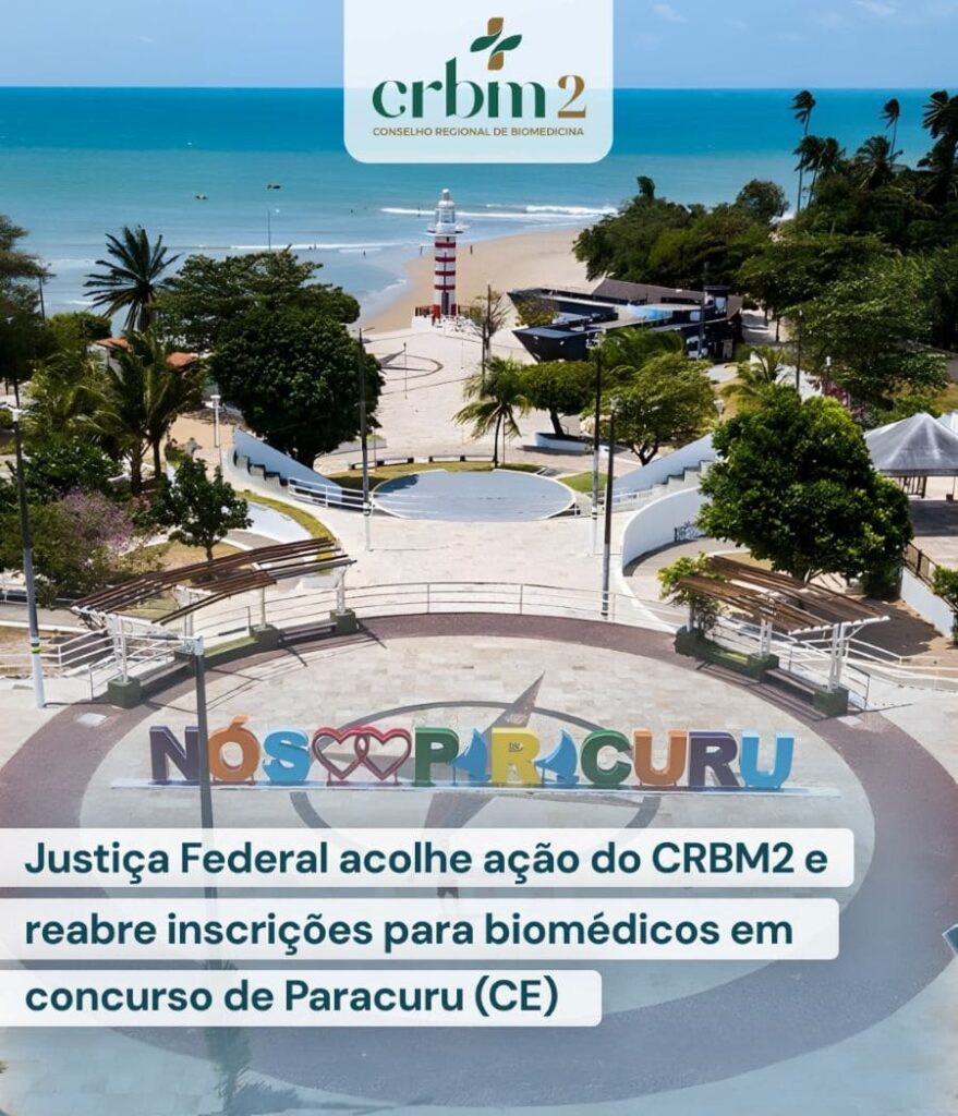 Justiça garante inclusão de biomédicos em concurso da Prefeitura de Paracuru, no Ceará